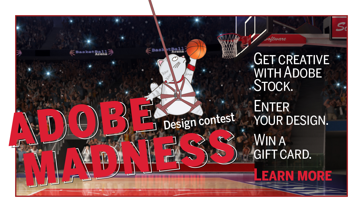 Adobe Madness Design Contest. Get creative with Adobe Stock. Enter your design. Win a gift card. Learn more.