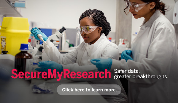SecureMyResearch: safer data, greater breakthroughs.