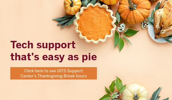 Tech support that's easy as pie.