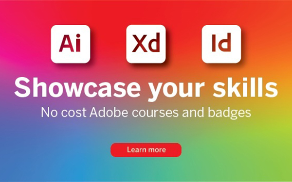 Showcase your skills: No cost Adobe courses and badges