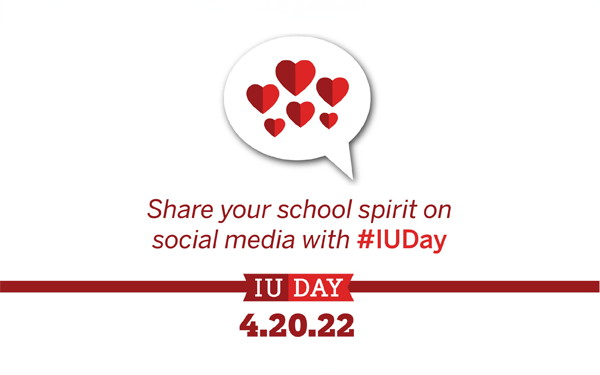 Share your school spirit on social media with #IUDay