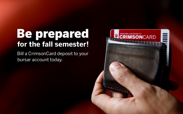 Bill a CrimsonCard deposit to your bursar account