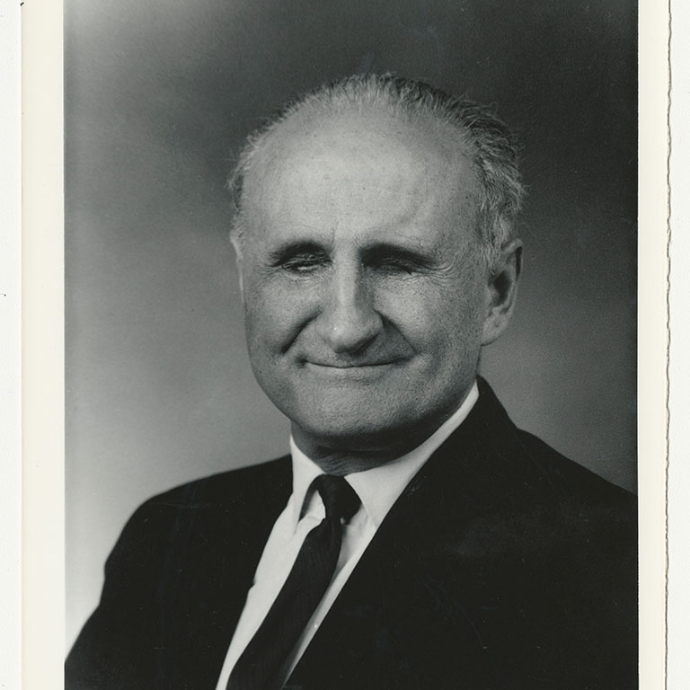 black and white photo of a man