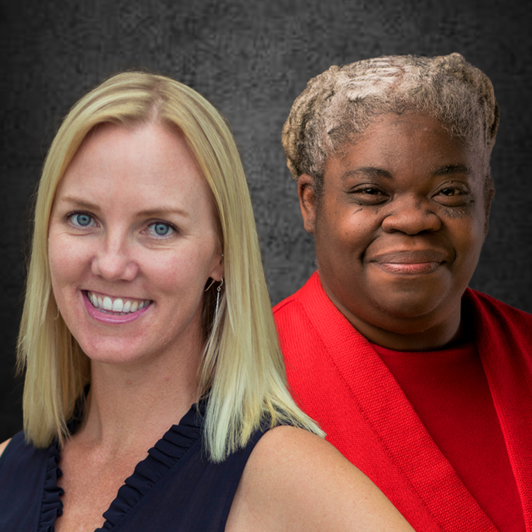 portrait of two women