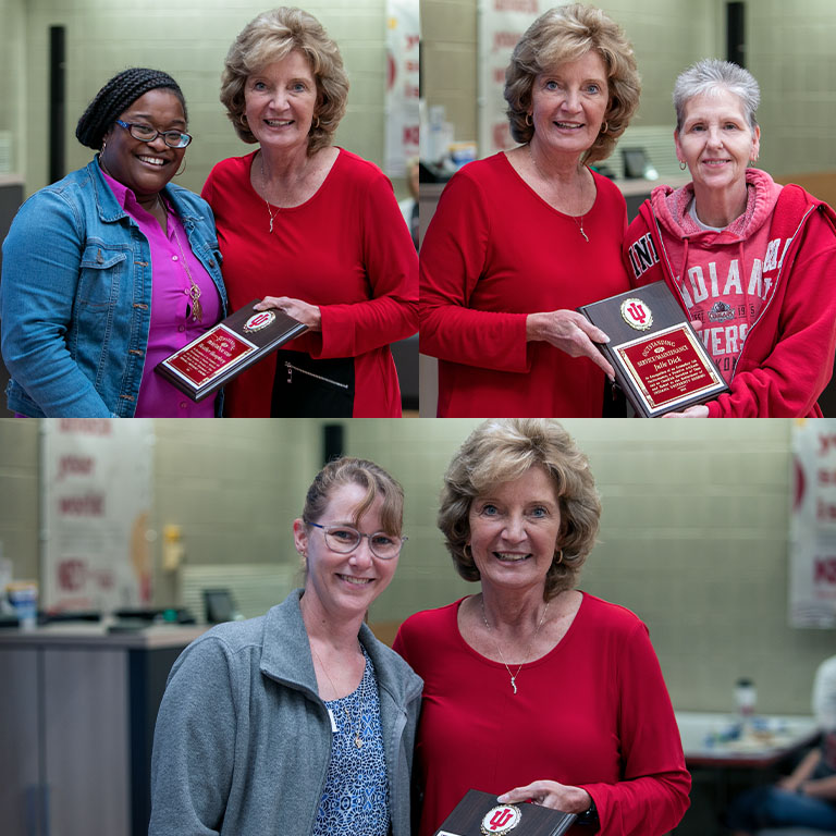 IU Kokomo honored its employees of the year.