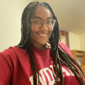 Mickaela Joyce ('23), a major in Film, Television, and Digital Production in the Media School