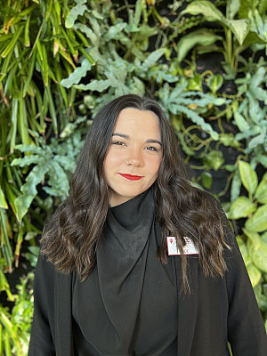 Pearl Vinard, '25, interns for PACE and ensured that student concerns about voting would be addressed during the creation of the Action Plan.