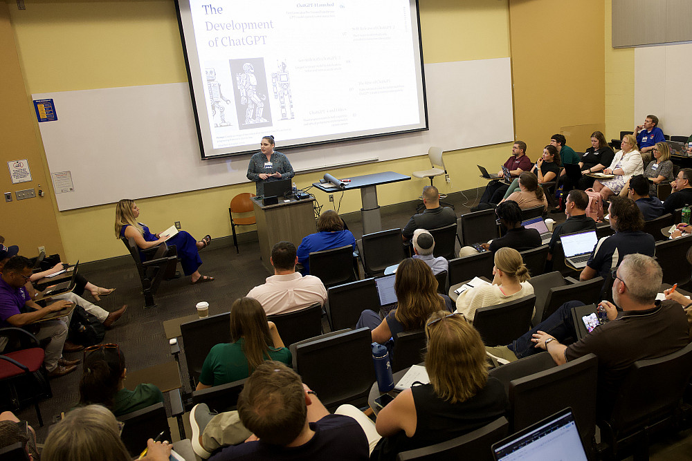 HEFWA's annual summit included a breakout session titled From Budgets to Bots: Revolutionizing Finance Ed with ChatGPT. Mallorie Smi...