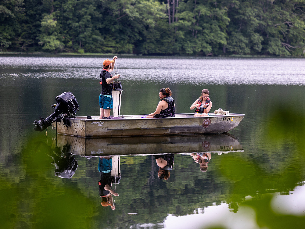 The Paul H. O'Neill School of Public and Environmental Affairs' Limnology Lab monitors Indiana's public lakes for the Indiana Department ...