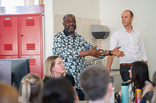 Samuel Obeng speaking