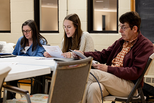 John Kaufman-McKivigan leads a reading and discussion on Frederick Douglass's writings at All Souls Unitarian-Universalist Church in Indi...