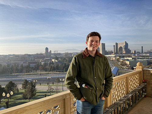 Kyle Tucker in Uzbekistan