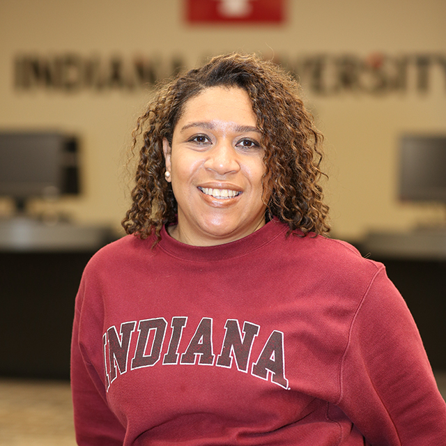 IU Northwest Admissions Counselor, Candace Rayburn.