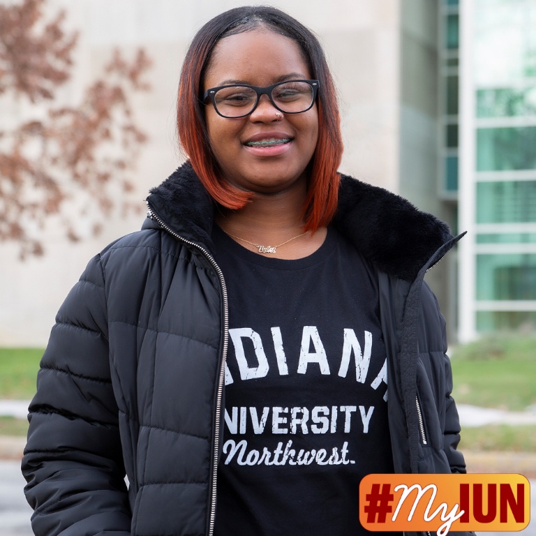 Health services management graduate, Nyla Collins.