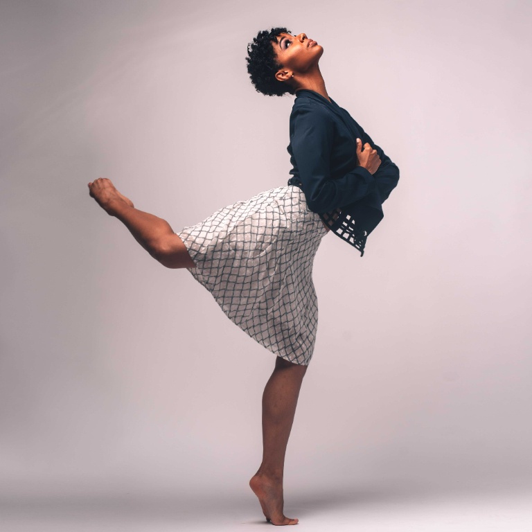 Briana Arthur, the Modern Dance instructor for the event.