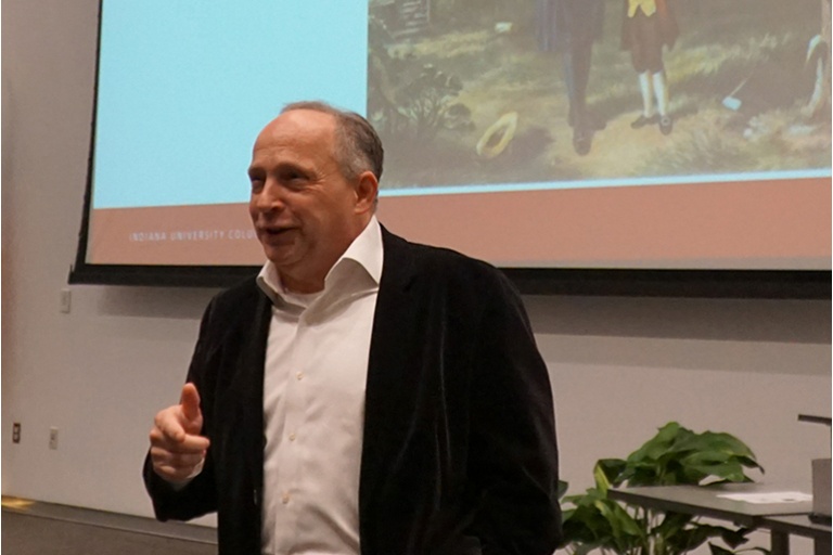 Dr. Hill giving presentation