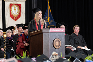 IU East Commencement at the Tiernan Center on Friday, May 13, 2022. (Photo by Chris Meyer/Indiana University)