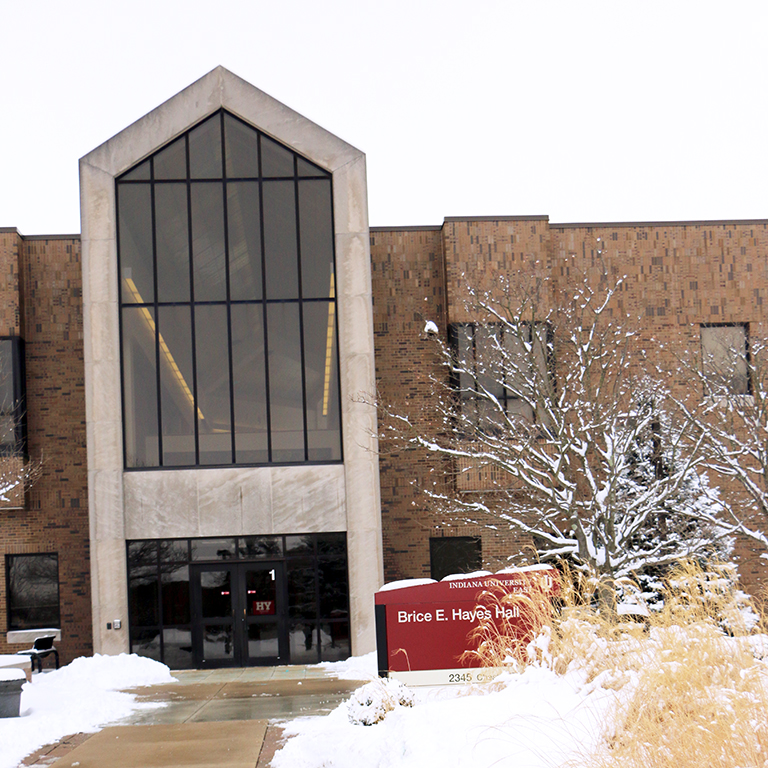 Façade of Hayes Hall