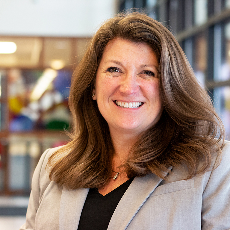 Close-up of Rae Buchholz smiling