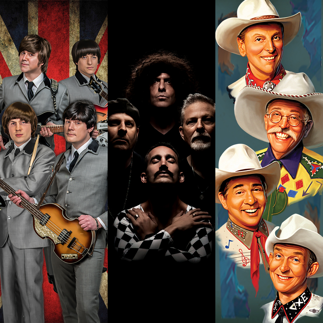 Images from BritBox, Kings of Queen, Riders in the Sky