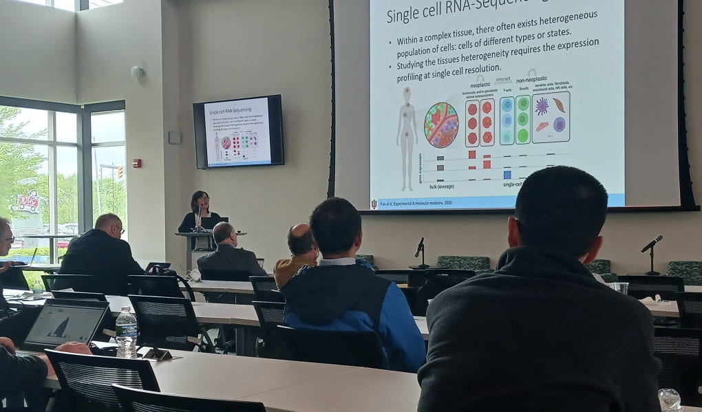 AI conference presentation