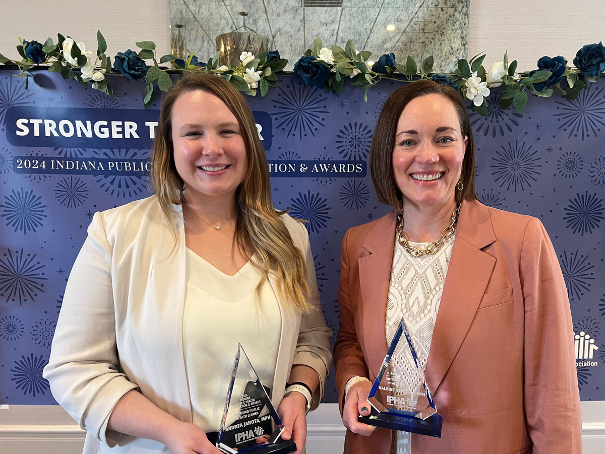 Andrea Janota (left) and Valerie Yeager