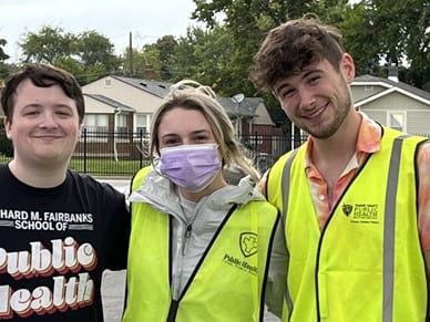 Ethan Schopmeyer, Ryanne Rader and Zachary Silva