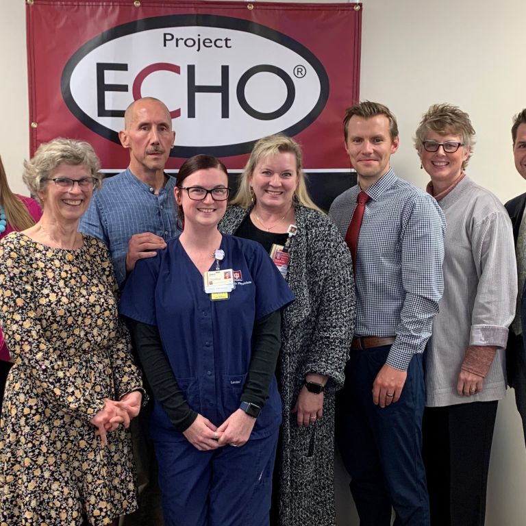 The ECHO Center staff, from left: program coordinator Andrea Janota; director Dr. Joan Duwve; and team members Dr. Palmer MacKie, Amber B...