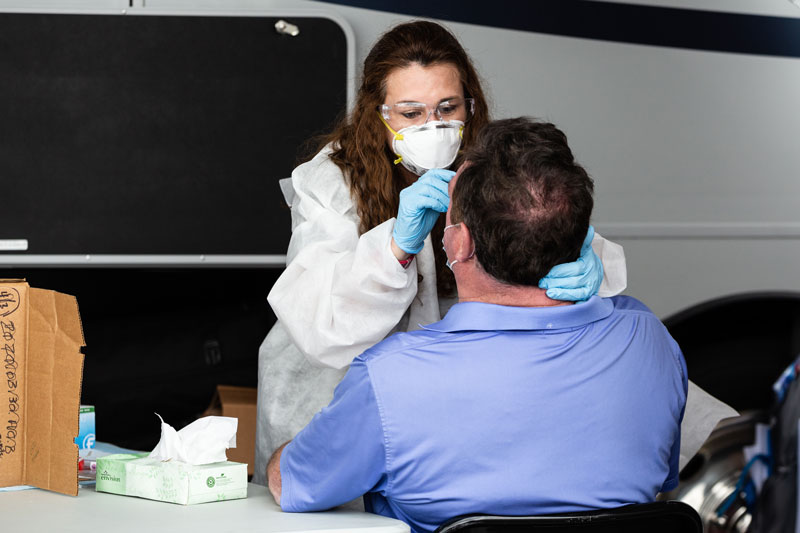 Between June 3 and June 8, more than 3,600 Hoosiers were tested for viral infections and antibodies of SARS-CoV-2 as part of a study by t...