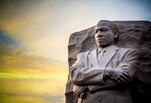 A statue of Martin Luther King Jr.
