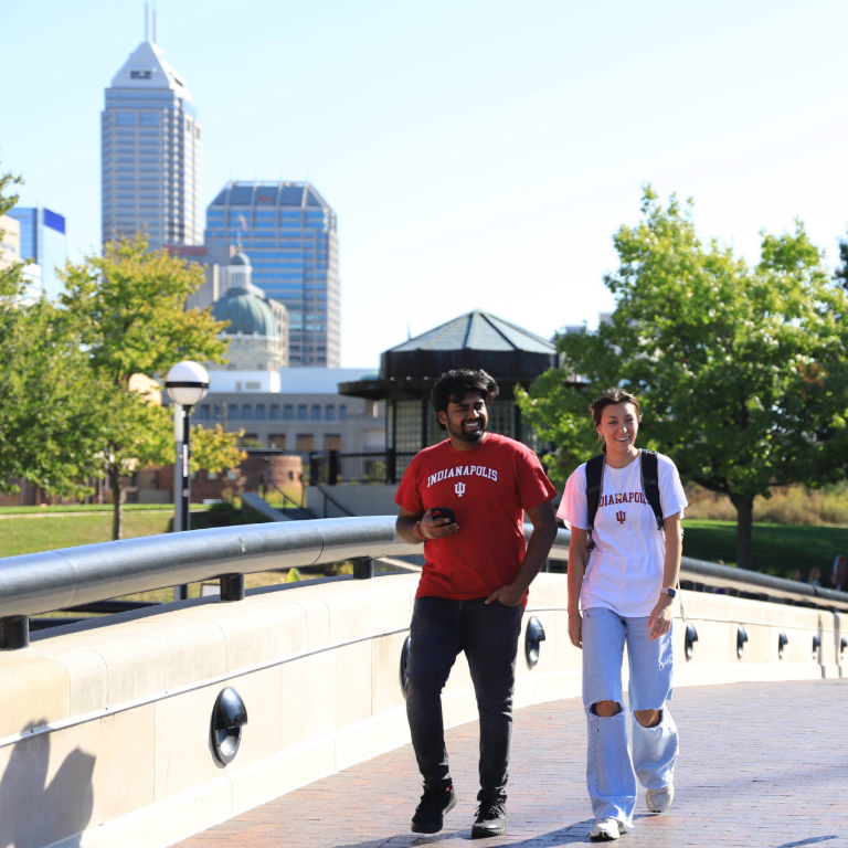 Downtown Indy is just minutes away from campus.