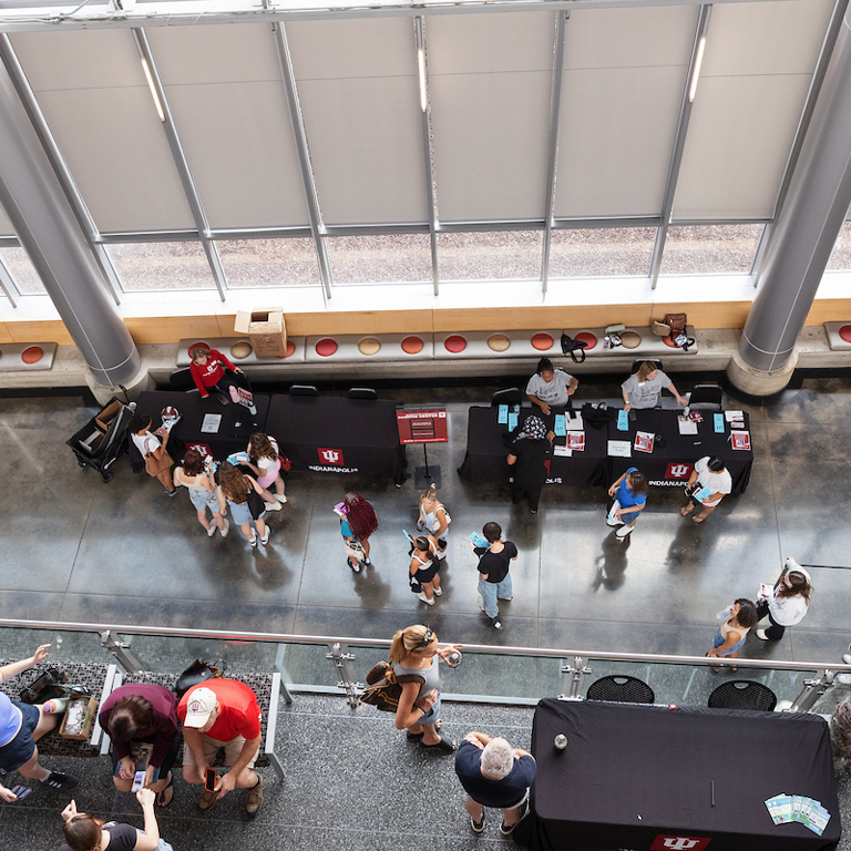 The IU Indianapolis Campus Center during Move-in.