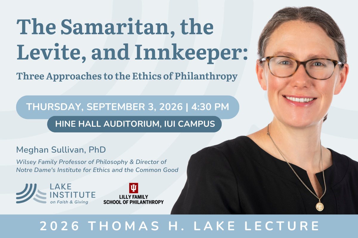 Meghan Sullivan, PhD, Lake Lecture 2026
