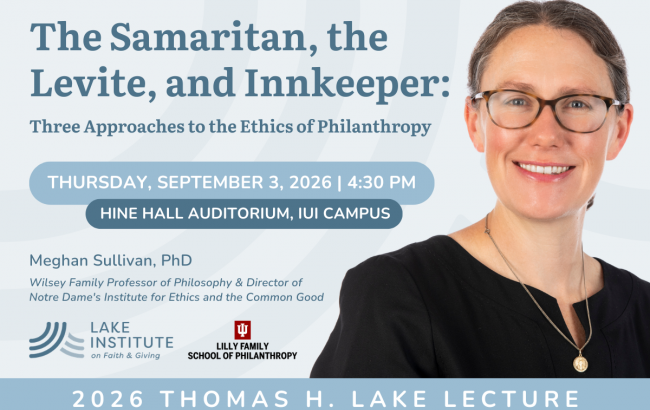 Meghan Sullivan, PhD, Lake Lecture 2026