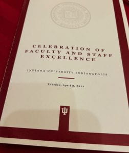 Celebration of Faculty and Staff Excellence, Indiana University Indianapolis, Tuesday, April 8, 2025