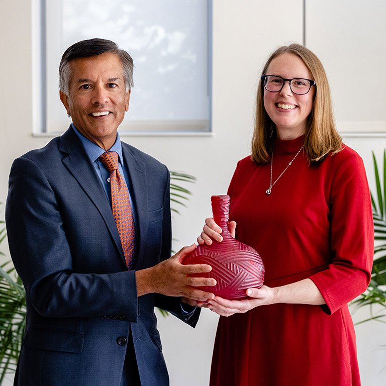 The IU Public Policy Institute recognized Monroe County Prosecutor Erika Oliphant for her work with PPI's Center for Health and Justice R...