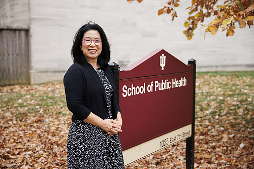 Indiana University Professor Shu Cole poses for a portrait at IU Bloomington on Tuesday, Nov. 5, 2024. (Photo by James Brosher/Indiana Un...